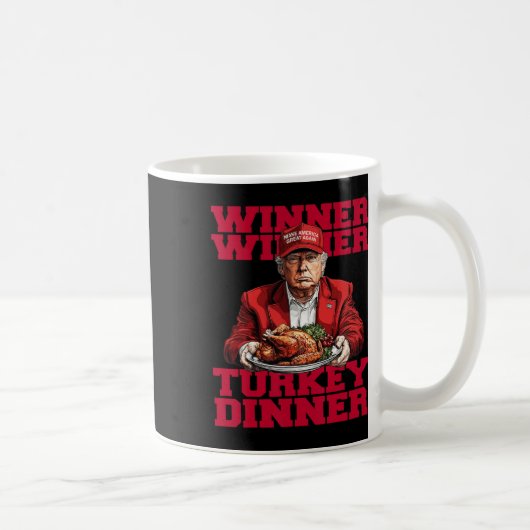 Trending Humor Trump Winnaar Turkije Dinnerth Koffiemok (Rechts)