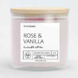 Trending Instant Download Moderne Kaarsetiketten Kaart