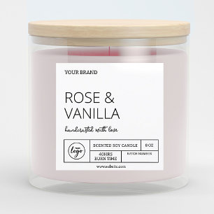 Trending Instant Download Moderne Kaarsetiketten Kaart