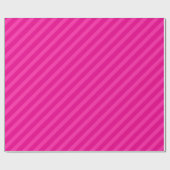 Trending Klassieke Gestreepte Sjabloon Heet Roze C Cadeaupapier (Vlak)