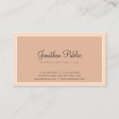 Trending kleuren Stijlvol ontwerp Modern Professio Visitekaartje (Voorkant)