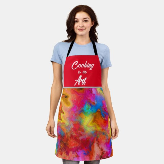 TRENDING KOKEN IS EEN KUNST REGENBOOG SCHORT (Gedragen)