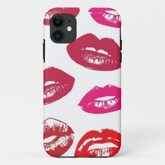 Trending Kuspatroon sappige roze lippen mwah! Case-Mate iPhone Case (Achterkant)