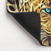 Trending Leopard Blue Eyes Mousepad Muismat (Hoek)