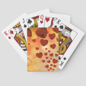 Trending liefdesharten, accessoires. Valentijnsdag Speelkaarten (Achterkant)