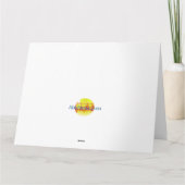 Trending Lighthouse Acrylschilferende groet Kaart (Achterkant)