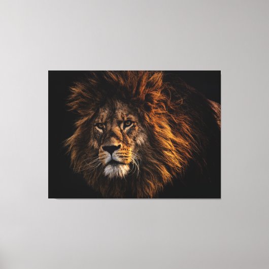 Trending Lion voor interieur huisdecoratie Canvas Afdruk (Voorkant)