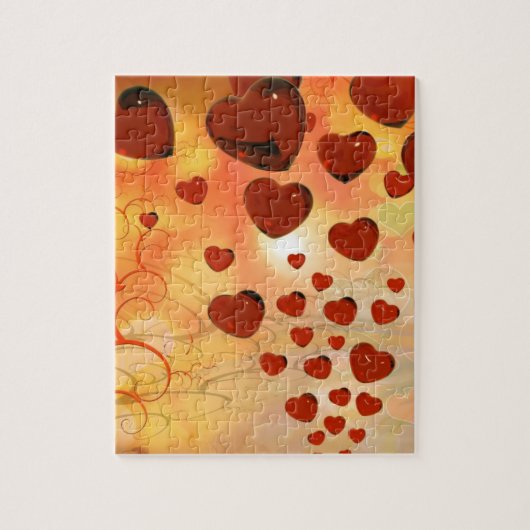 Trending love hararts, accessoires. Valentijnsdag Legpuzzel (Verticaal)