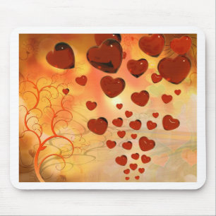 Trending love hararts, accessoires. Valentijnsdag Muismat