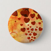 Trending love hararts, accessoires. Valentijnsdag Ronde Button 5,7 Cm (Voorkant)