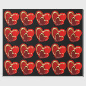 Trending Love Loading Red Hearts Personalized Gift Cadeaupapier (Vlak)