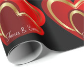 Trending Love Loading Red Hearts Personalized Gift Cadeaupapier (Rol Hoek)