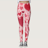 Trending Love Shape Design Leggings (Voorkant)