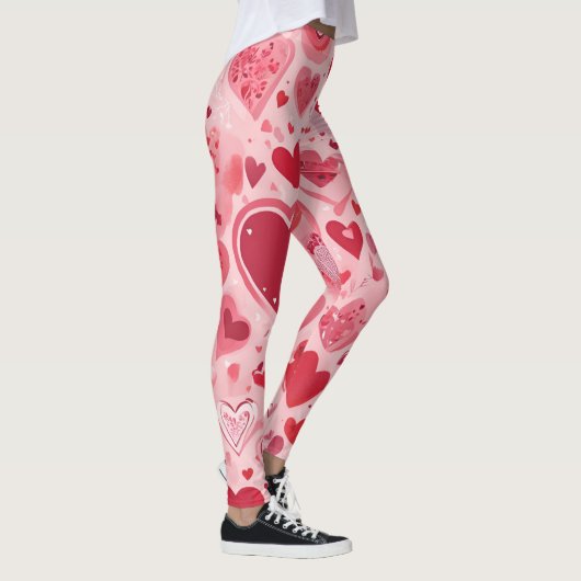 Trending Love Shape Design Leggings (Rechts)