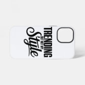 Trending maar niet mijn stijl Grappig Sarcastisch  iPhone Hoesje (Achterkant horizontaal)
