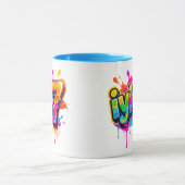 Trending Meme Modern Teen 67 6-7 IYKYK Mok (Midden)