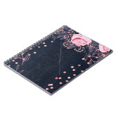 Trending Metallic Floral Stationery Budget Girly Notitieboek (Linkerzijde)