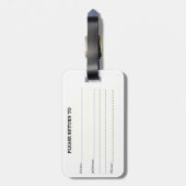 Trending mode kat gepersonaliseerde Bagagelabels (Achterkant verticaal)