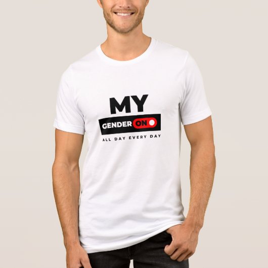 Trending Modecollectie Tri-Blend Shirt (Voorkant)