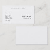 Trending Modern Creatief Eenvoudig Bedrijf Visitekaartje (Voorkant / Achterkant)