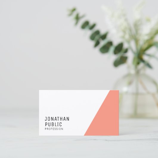 Trending Modern Elegant Professional Sjabloon Visitekaartje (Staand voorkant)