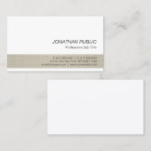 Trending Modern Elegant Smart Plain Professional Visitekaartje (Voorkant / Achterkant)