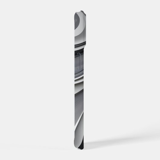 Trending Modern Gray Phone Case iPhone 15 Case (Rechterkant)