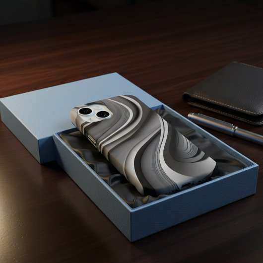 Trending Modern Gray Phone Case iPhone 15 Case