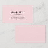 Trending Modern Moderne, geavanceerde platte wand Visitekaartje (Voorkant / Achterkant)