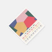 Trending moderne Chanoeka Dreidels Servet (Hoek)