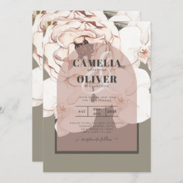 Trending MOSS BLUSH TROUW Sage Stof Roze Kaart