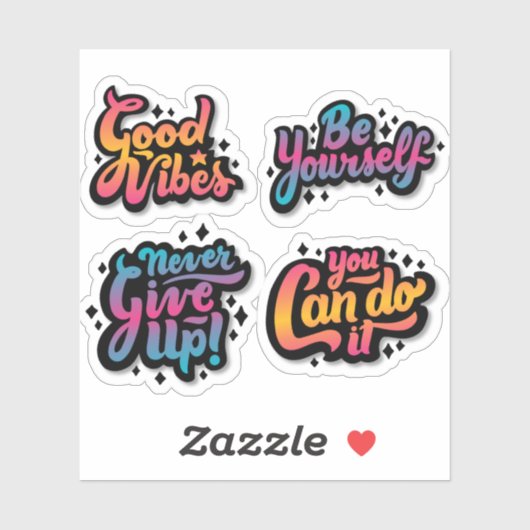 trending motivatie quotes sticker pack (Vel)