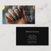 Trending Nail Art Magnetische Grunge Visitekaartje (Voorkant / Achterkant)