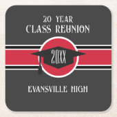 Trending! Nieuwe klasse reünie partij Kartonnen Onderzetters (Voorkant)