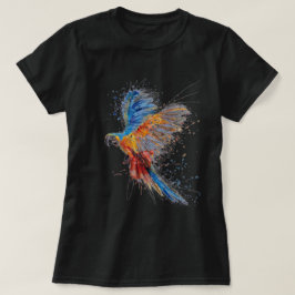 Trending Parrot Waterverf T-Shirt
