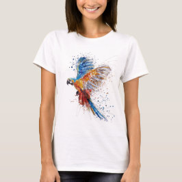 Trending Parrot Waterverf T-Shirt