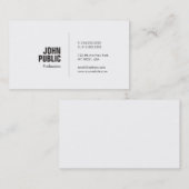 Trending Professional Creative Minimal Plain Visitekaartje (Voorkant / Achterkant)
