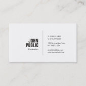 Trending Professional Creative Minimal Plain Visitekaartje (Voorkant)