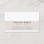 Trending Professional Slank Creatief Modern Plain Visitekaartje (Voorkant)