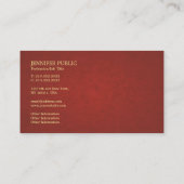 Trending Professioneel Verfijnd Creatief Vlak Visitekaartje (Achterkant)