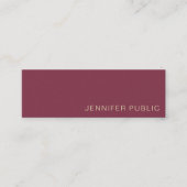 Trending Professionele Moderne Parel Afwerking Lux Mini Visitekaartje (Voorkant)