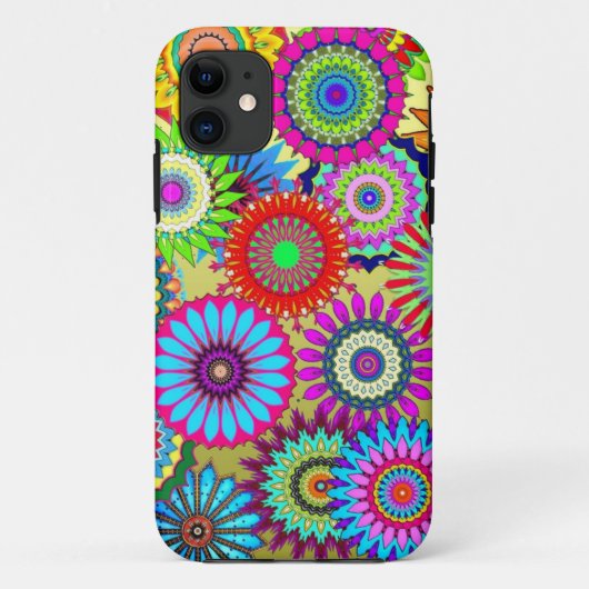 Trending Psychadelische Bloem Power Print Accessoi Case-Mate iPhone Case (Achterkant)