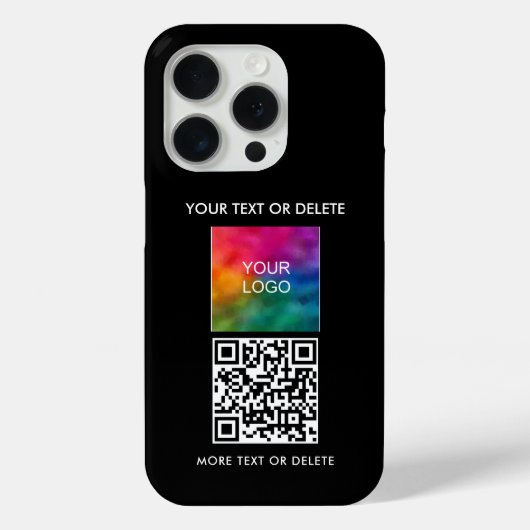 Trending QR Code Upload Logo Aangepaste Sjabloon Case-Mate iPhone Case (Achterkant)