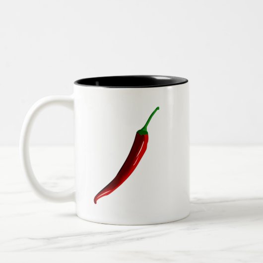 Trending Red chili Tweekleurige Koffiemok (Links)
