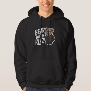 Trending Rizzler Meme Humor Rizzler Merch Viral Me Hoodie