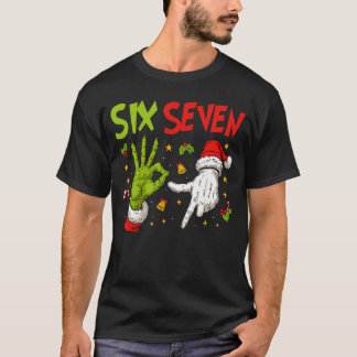 Trending Six Seven Meme Christmas 67 Xmas Men Wome T-shirt