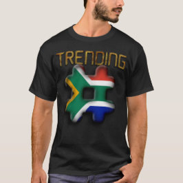Trending South Africa Flag Casual Mode T-shirt T