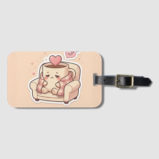 Trending Stickerverzameling | Cute & Grappige Digi Bagagelabel (Voorkant (horizontaal))
