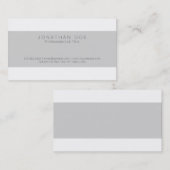 Trending Stijlvolle Professionele Moderne Grijs Wi Visitekaartje (Voorkant / Achterkant)