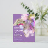 Trending Technicolor Waterverf Wedding Invites (Staand voorkant)